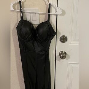 Xhilaration Black Strapless Dress